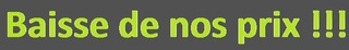Promotion baisse des prix store exterieur sur mesure